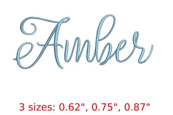 Amber Font Review for Embroidery Projects