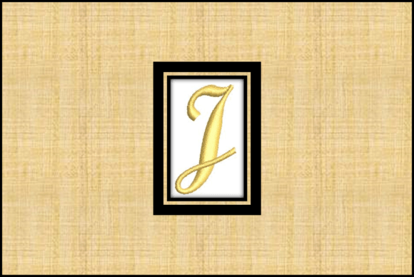 Gold Font J Review for Embroidery Projects