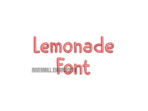 Lemonade Font: A Sweet Addition for Seasonal Embroidery