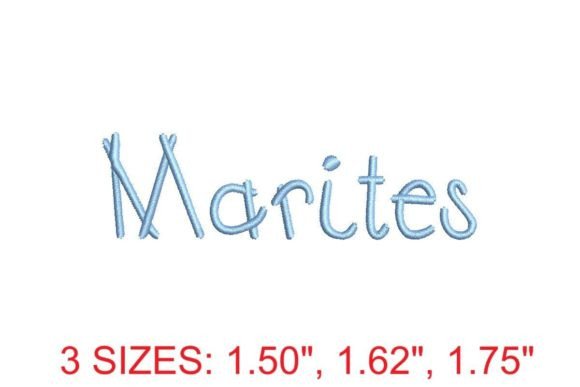 Marites Font: A Timeless Embroidery Choice