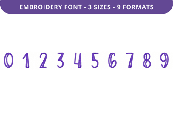 Review: Ease My Mind Font 0 to 9