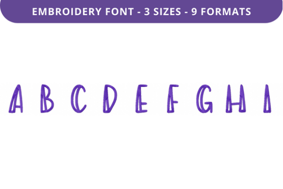 Review: Ease My Mind Font Uppercase a to I